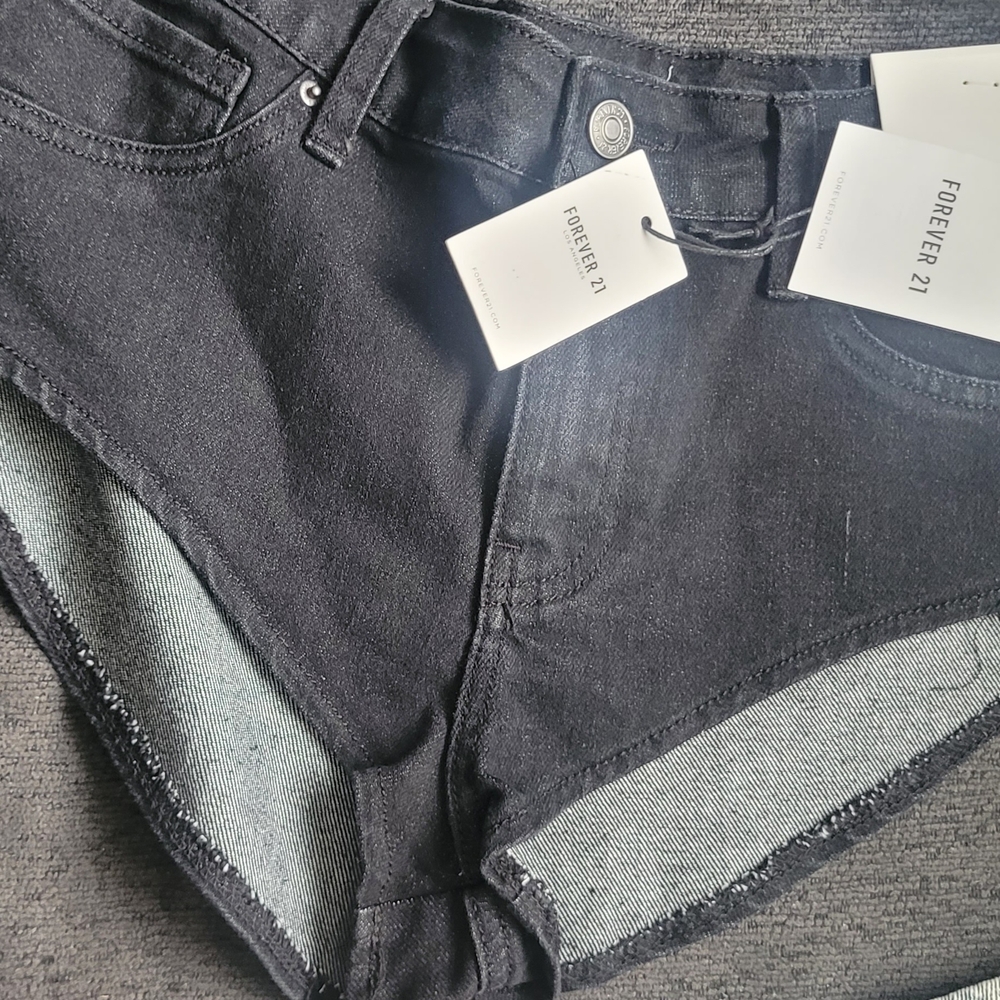 Forever 21 Women's Dark Denim Shorts